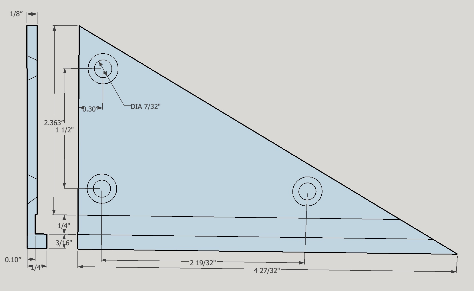 Triangle setup tool